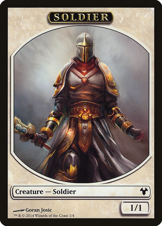 Image for Soldier // Spirit Double-Sided Token (1 // 2) [Magic Modern Event Deck]
