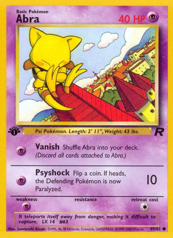 Image for Abra (49/82) [Team Rocket]