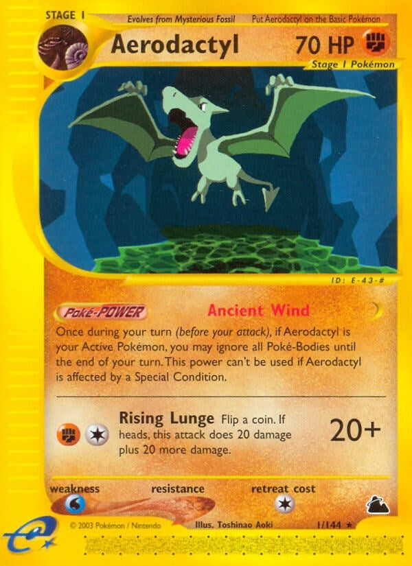 Image for Aerodactyl (001/144) [Skyridge]