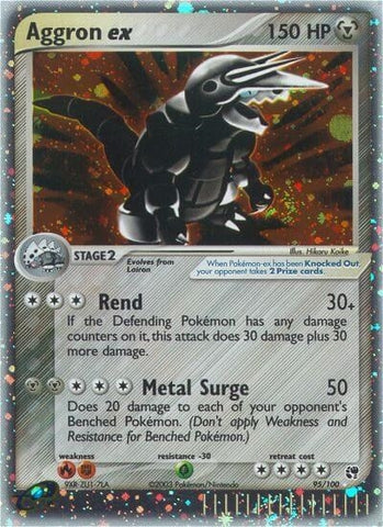 Image for Aggron ex (95/100) [Sandstorm]