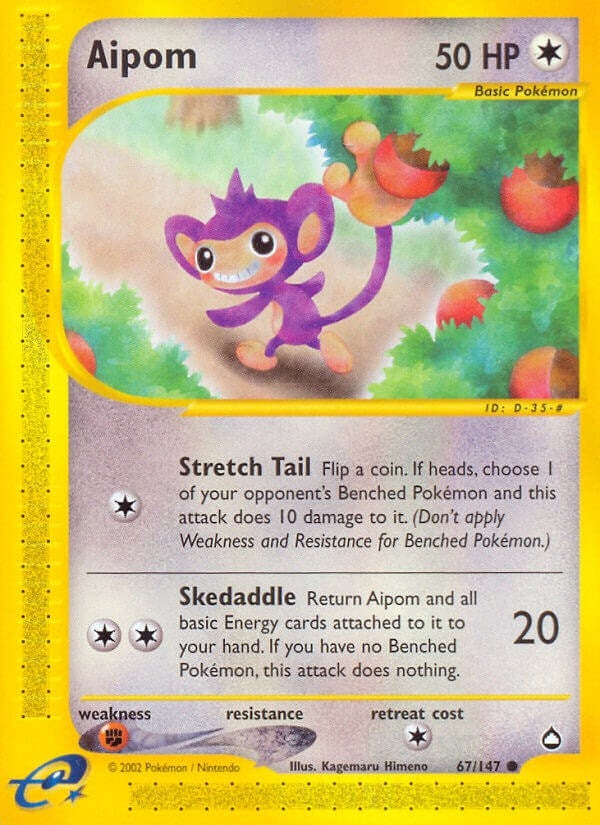 Image for Aipom (067/147) [Aquapolis]