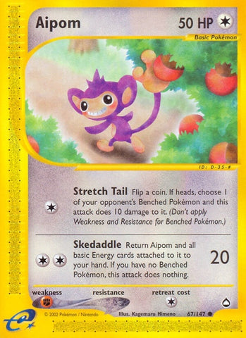 Image for Aipom (067/147) [Aquapolis]