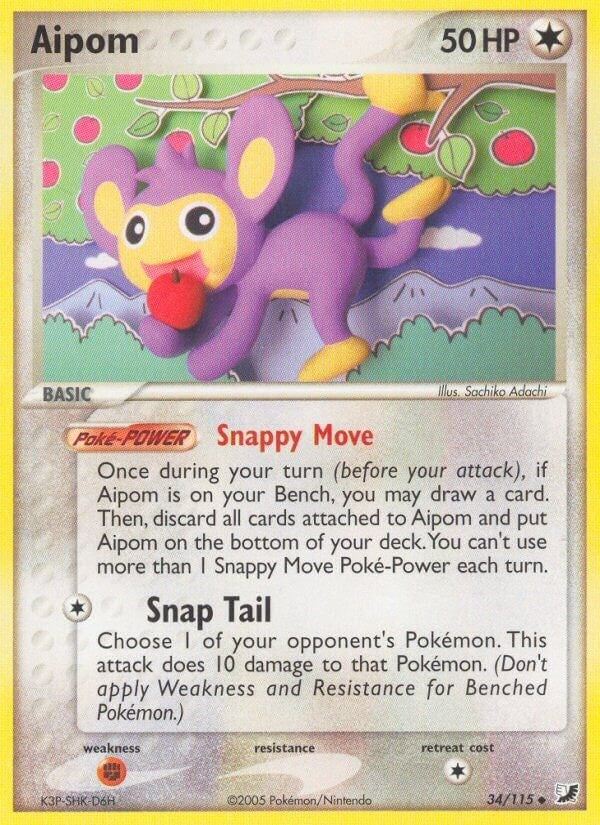 Image for Aipom (34/115) [Unseen Forces]