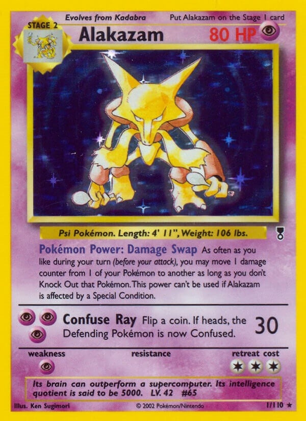 Image for Alakazam (001/110) [Legendary Collection]