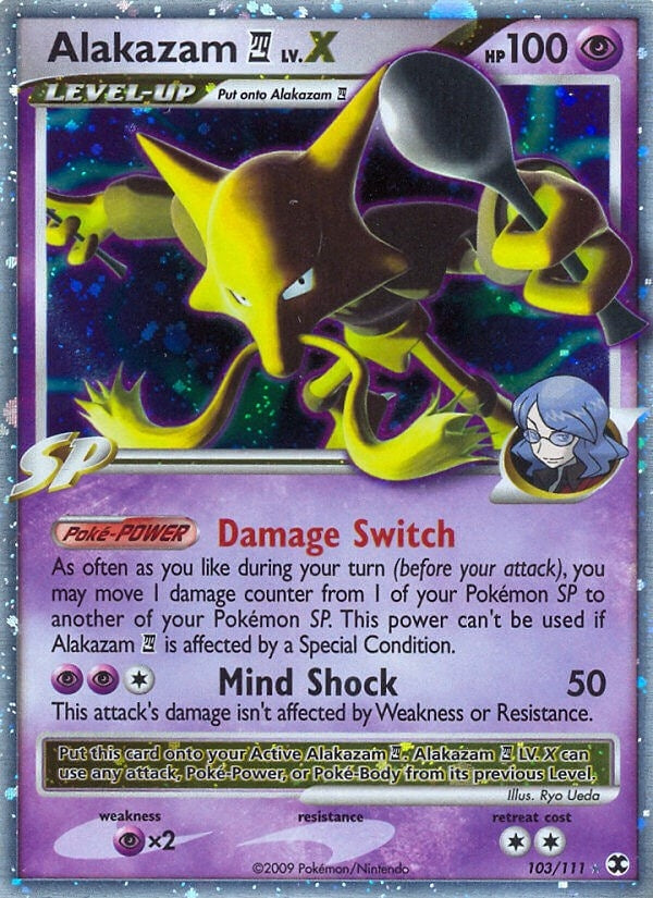 Image for Alakazam E4 Lv.X (103/111) [Rising Rivals]
