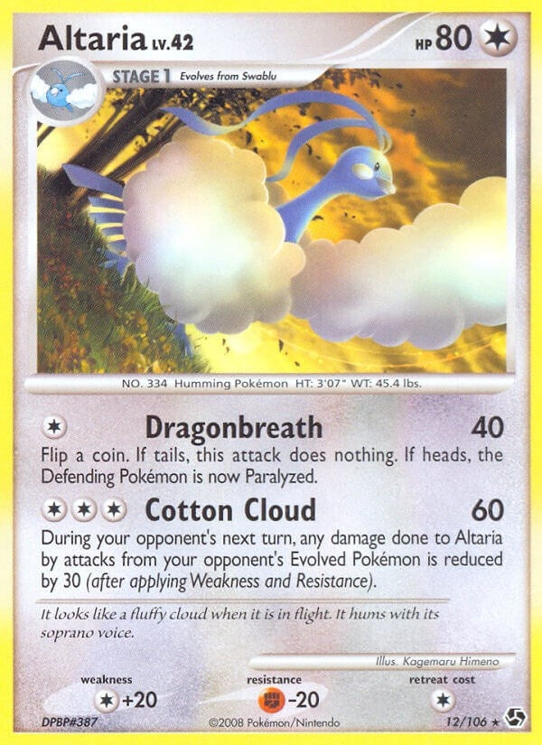 Image for Altaria (12/106) [Great Encounters]