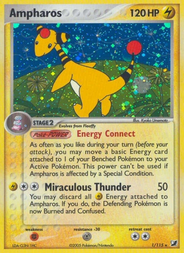Image for Ampharos (1/115) [Unseen Forces]