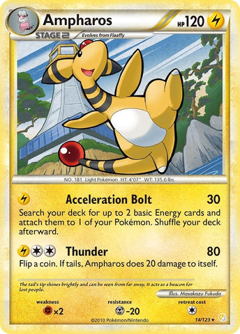 Image for Ampharos (14/123) [HeartGold SoulSilver]
