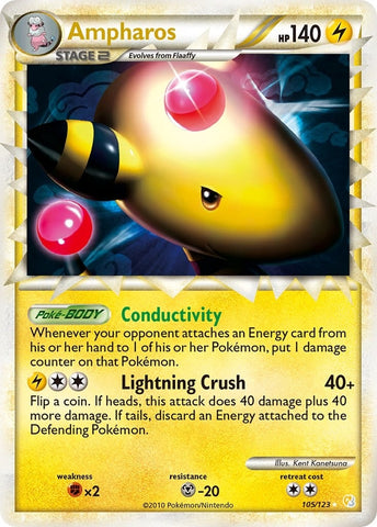 Image for Ampharos (Prime) (105/123) [HeartGold SoulSilver]
