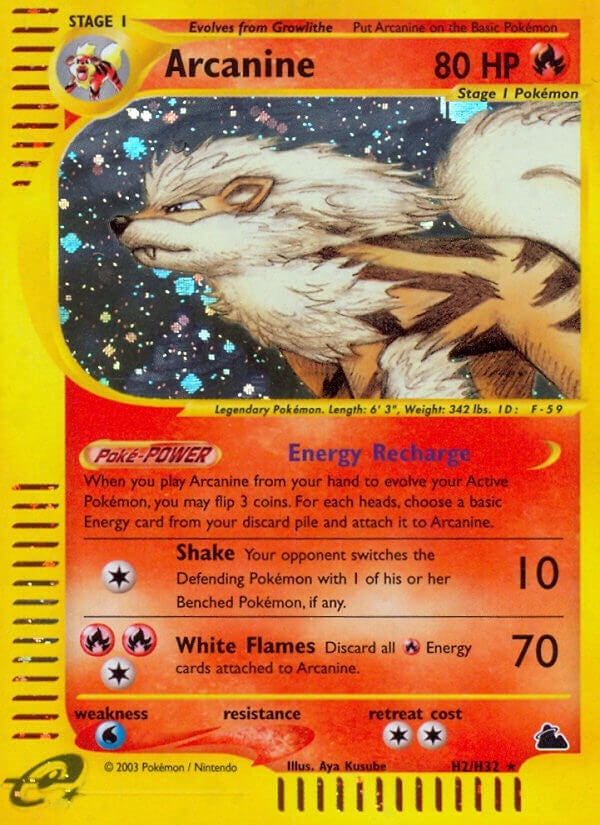 Image for Arcanine (H2) (H02/H32) [Skyridge]