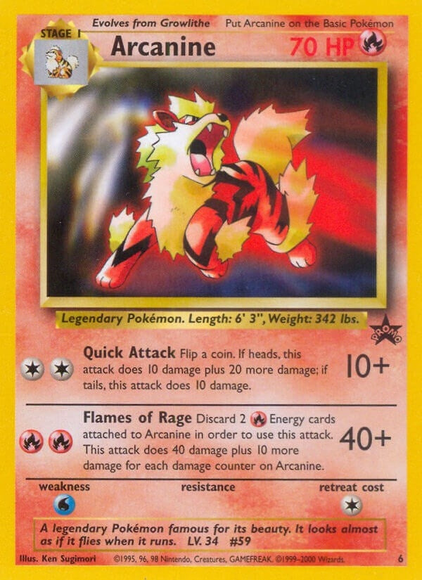 Image for Arcanine (06/53) [WoTC Promo]