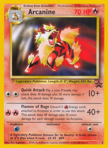 Image for Arcanine (06/53) [WoTC Promo]