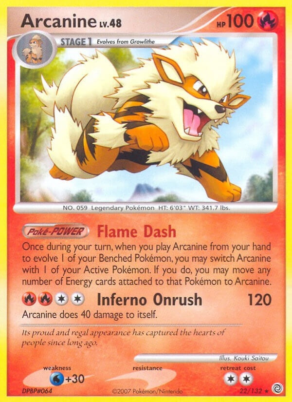 Image for Arcanine (22/132) [Secret Wonders]