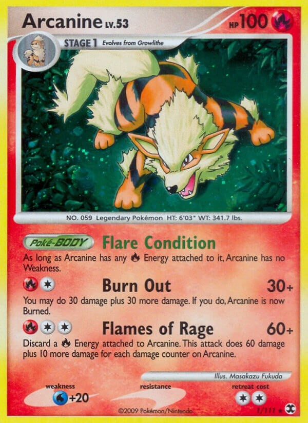 Image for Arcanine (1/111) [Rising Rivals]