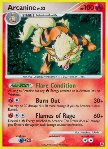 Image for Arcanine (1/111) [Rising Rivals]
