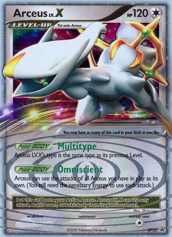 Image for Arceus LV.X (DP53) [Diamond and Pearl Promos]