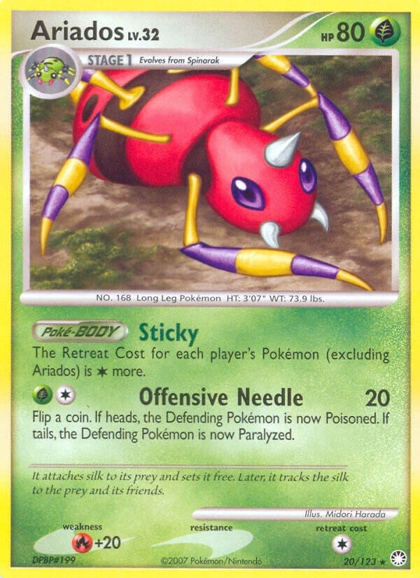 Image for Ariados (20/123) (Mysterious Treasures) - Pokemon