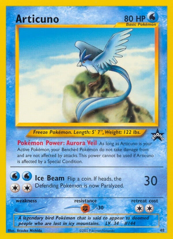 Image for Articuno (48) (48/53) [WoTC Promo]