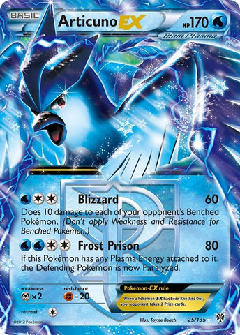 Image for Articuno EX (Team Plasma) (25/135) [Plasma Storm]