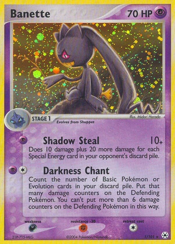 Image for Banette (1/101) [Hidden Legends]