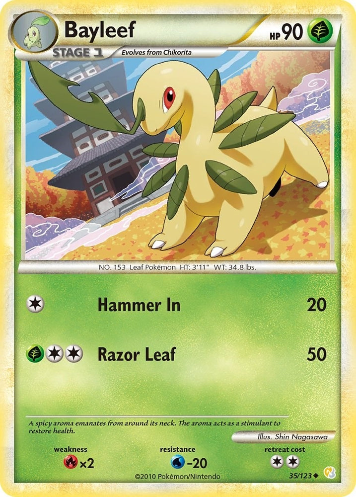 Image for Bayleef (35/123) [HeartGold SoulSilver]