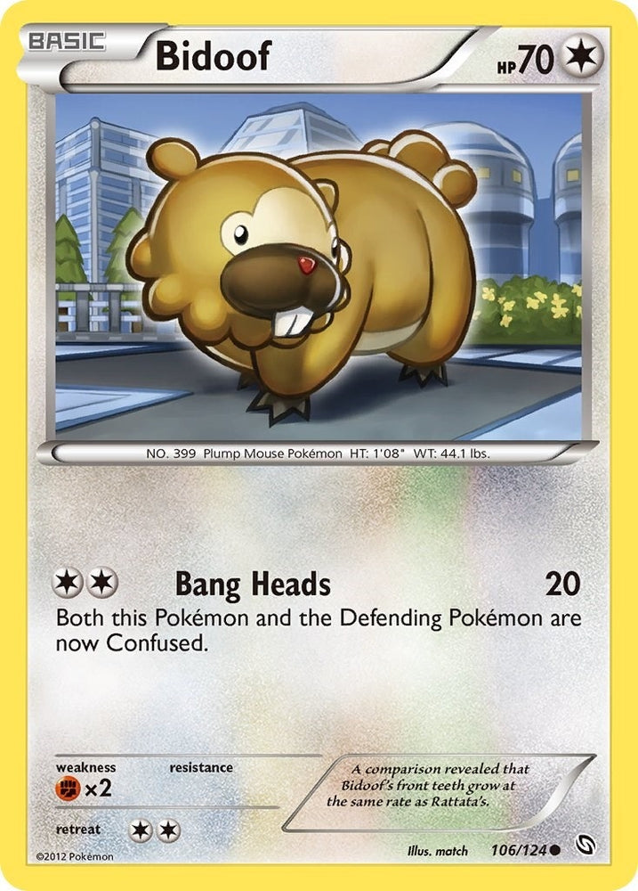 Image for Bidoof (106/124) [Dragons Exalted]