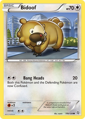 Image for Bidoof (106/124) [Dragons Exalted]