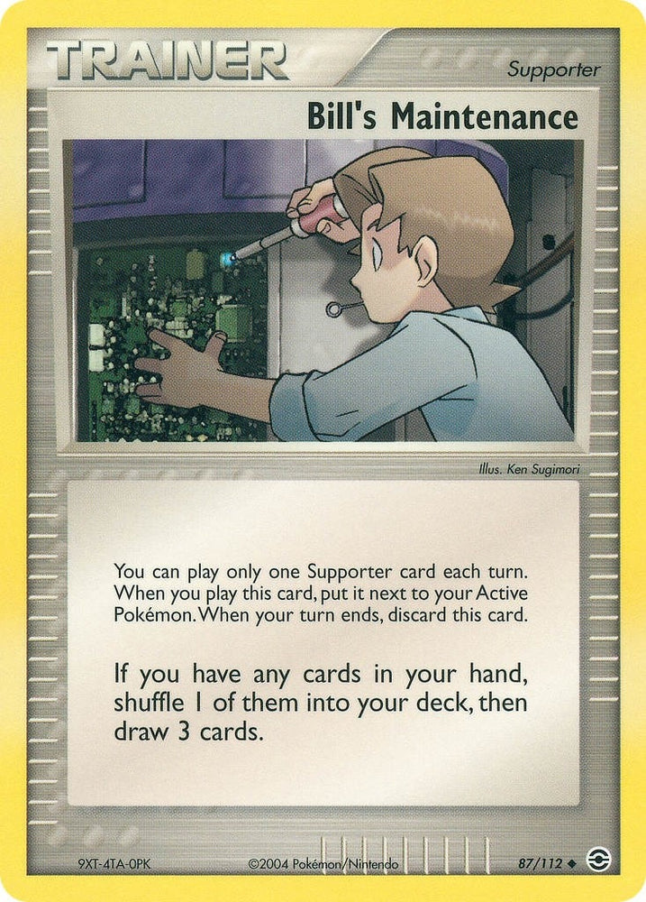 Image for Bill's Maintenance (87/112) [FireRed & LeafGreen]