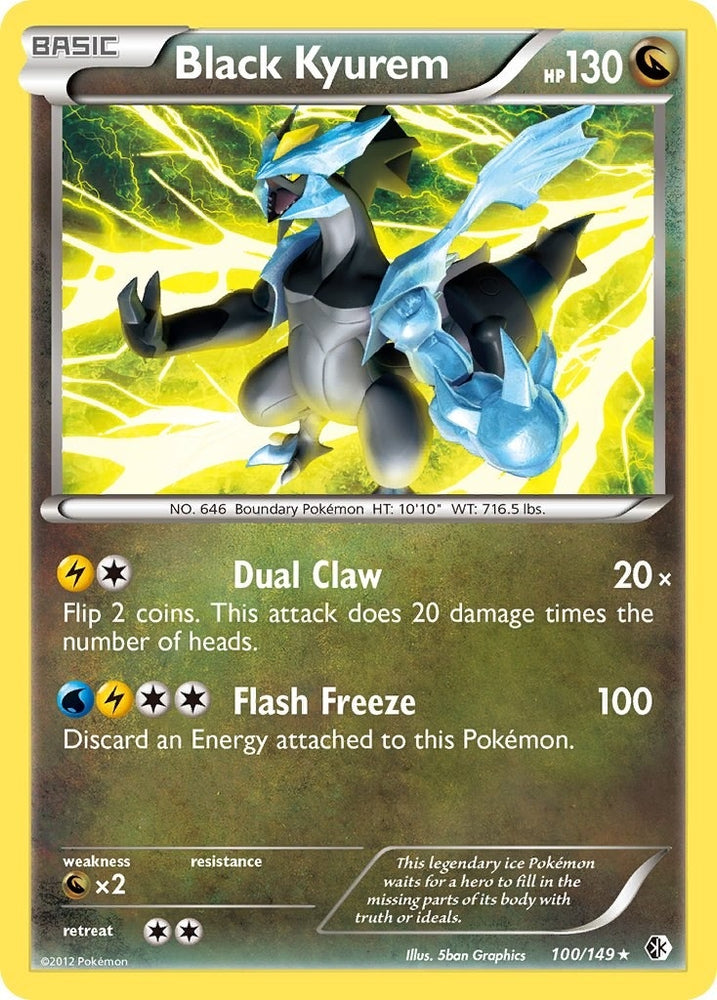 Image for Black Kyurem (100/149) [Boundaries Crossed]