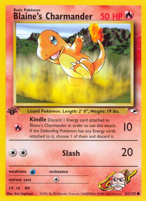 Image for Blaine's Charmander (061/132) [Gym Heroes]
