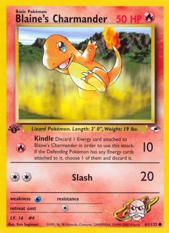 Image for Blaine's Charmander (061/132) [Gym Heroes]
