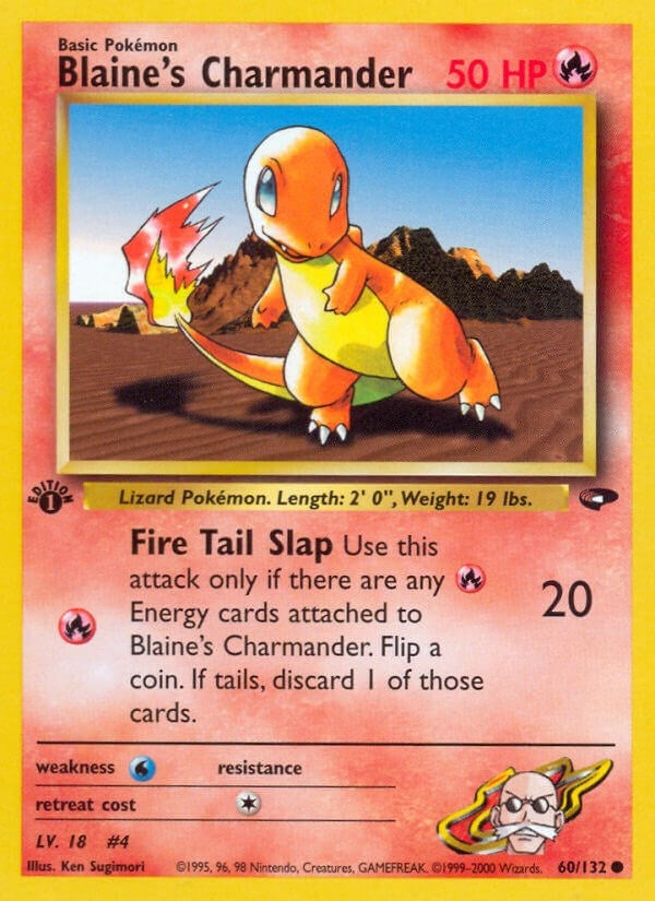 Image for Blaine's Charmander (060/132) [Gym Challenge]
