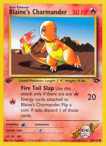 Image for Blaine's Charmander (060/132) [Gym Challenge]