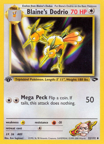 Image for Blaine's Dodrio (032/132) [Gym Challenge]