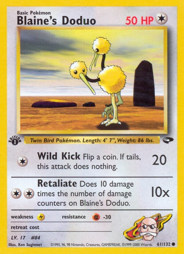 Image for Blaine's Doduo (061/132) [Gym Challenge]