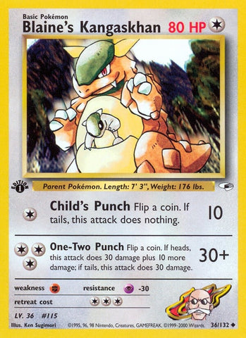 Image for Blaine's Kangaskhan (036/132) [Gym Heroes]