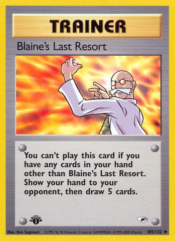 Image for Blaine's Last Resort (105/132) [Gym Heroes]