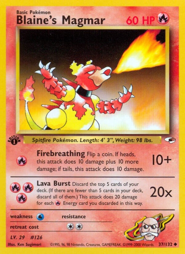 Image for Blaine's Magmar (037/132) [Gym Heroes]