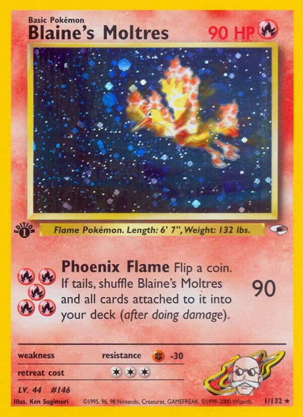 Image for Blaine's Moltres (001/132) [Gym Heroes]