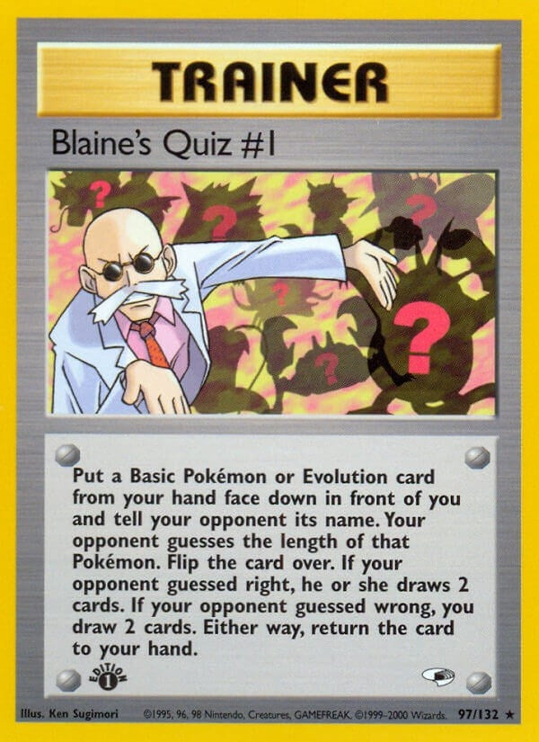 Image for Blaine's Quiz #1 (097/132) [Gym Heroes]