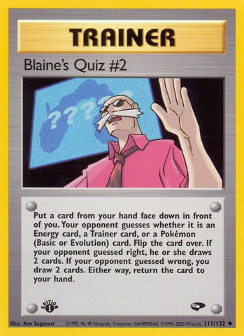 Image for Blaine's Quiz #2 (111/132) [Gym Challenge]