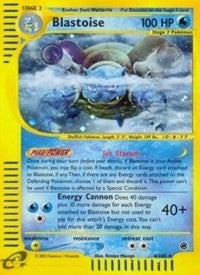 Image for Blastoise (4) (004/165) [Expedition]