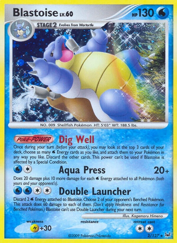 Image for Blastoise (2/127) [Platinum]