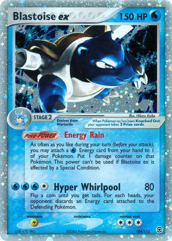 Image for Blastoise ex (104/112) [FireRed & LeafGreen]