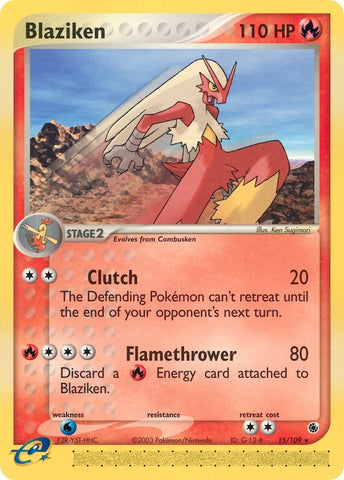 Image for Blaziken (15/109) [Ruby and Sapphire]