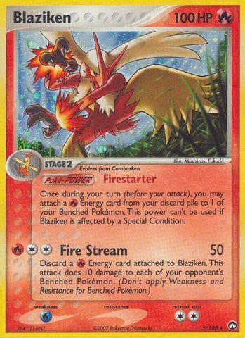 Image for Blaziken (5/108) [Power Keepers]