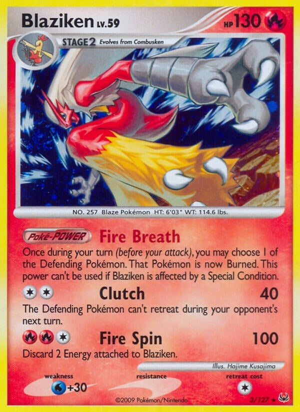 Image for Blaziken (3/127) [Platinum]