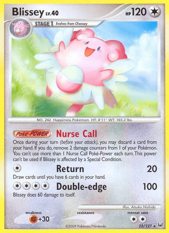 Image for Blissey (22/127) [Platinum]