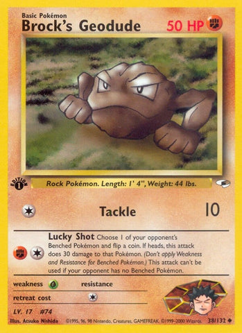 Image for Brock's Geodude (38) (038/132) [Gym Heroes]