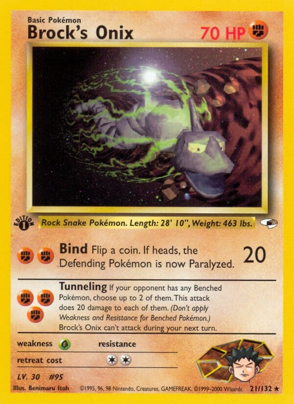 Image for Brock's Onix (21) (021/132) [Gym Heroes]